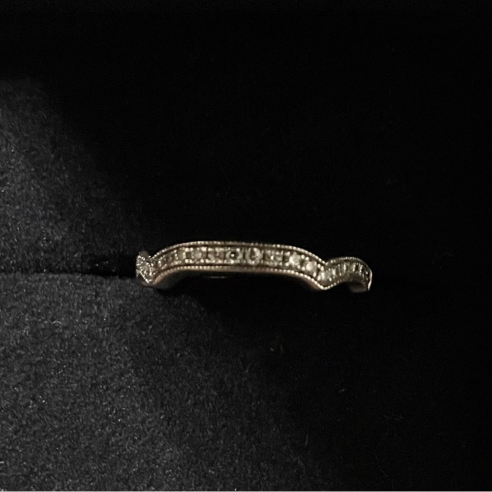 Kay Jewlers Diamond Wedding band 1/5  ct tw 14KT White Gold